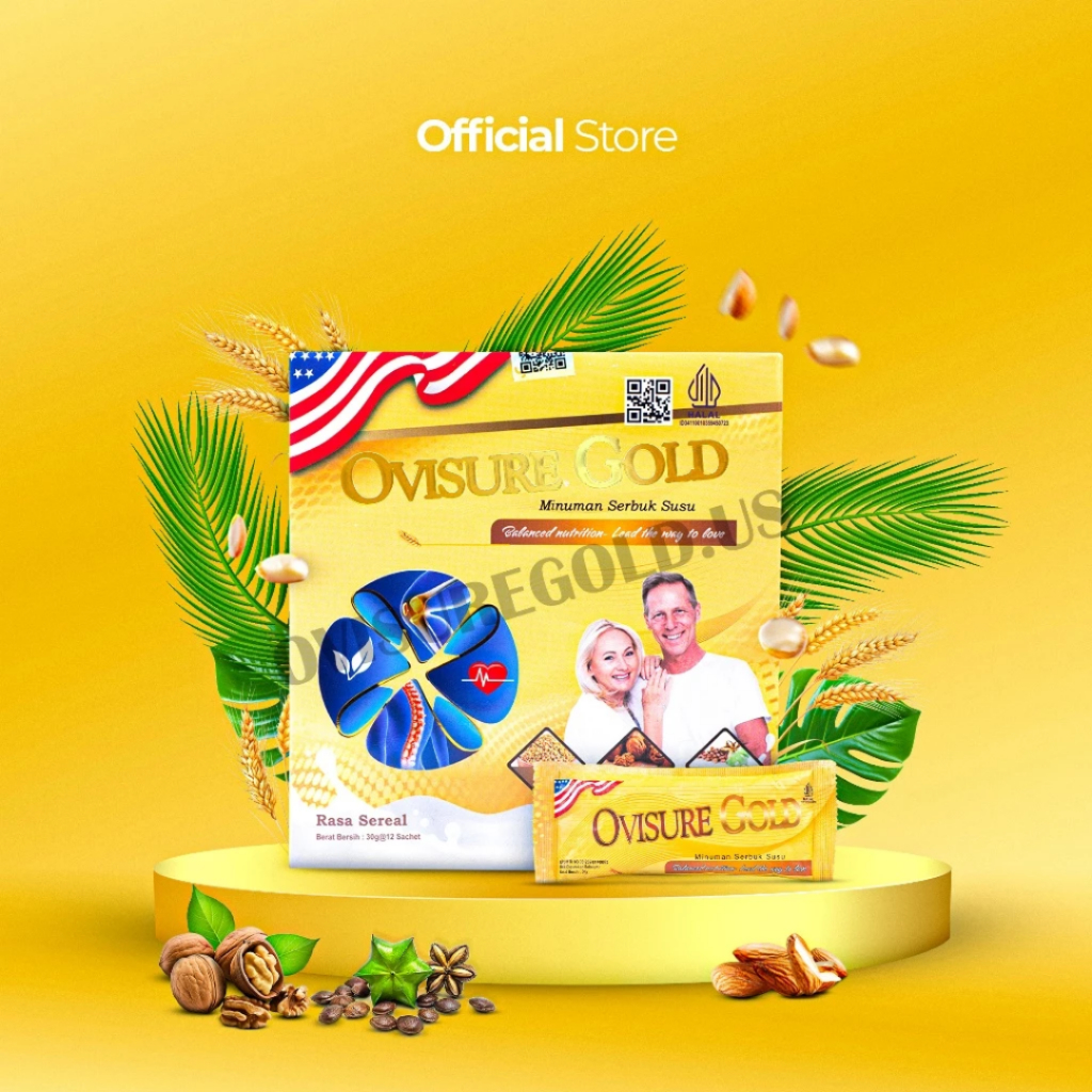 

KEMASAN TERBARU TH 2025 OVISURE GOLD ORIGINAL SUSU UNTUK KESEHATAN TULANG DAN SENDI