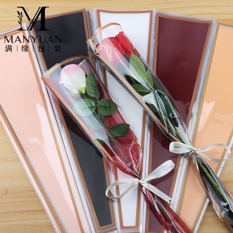 

Plastik Cellophane Single Rose plastik bunga