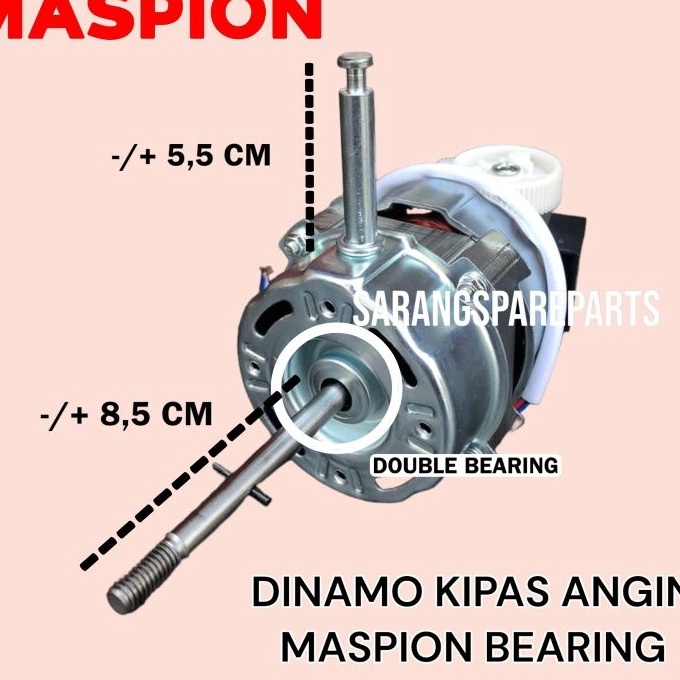 Bonus DINAMO KIPAS ANGIN MASPION BEARING 16 INCH  MOTOR KIPAS ANGIN MASPION BEARING