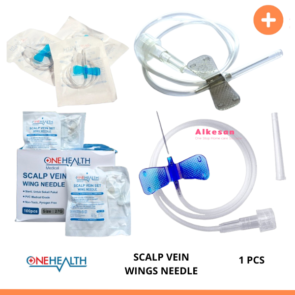 Jarum Infus Set Wing Needle Scalp Vein Tusukan Intra Vena Onehealth