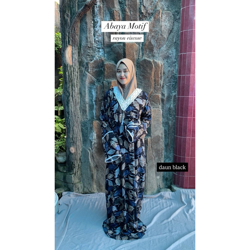 Mukena Abaya Turkey Motif | Abaya Rayon Viscose | Abaya Dewasa | Abaya 354
