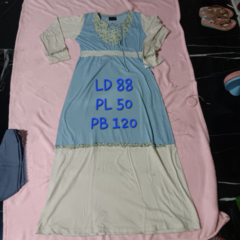 PL Gamis Silmi Bahan Kaos Tebal
