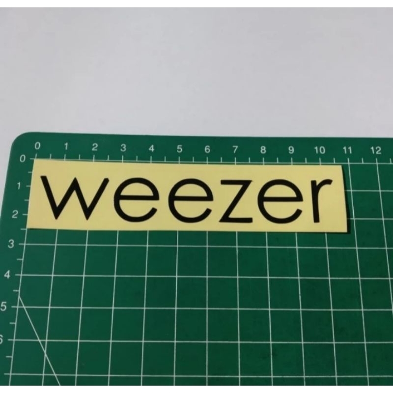 

stiker cutting weezer