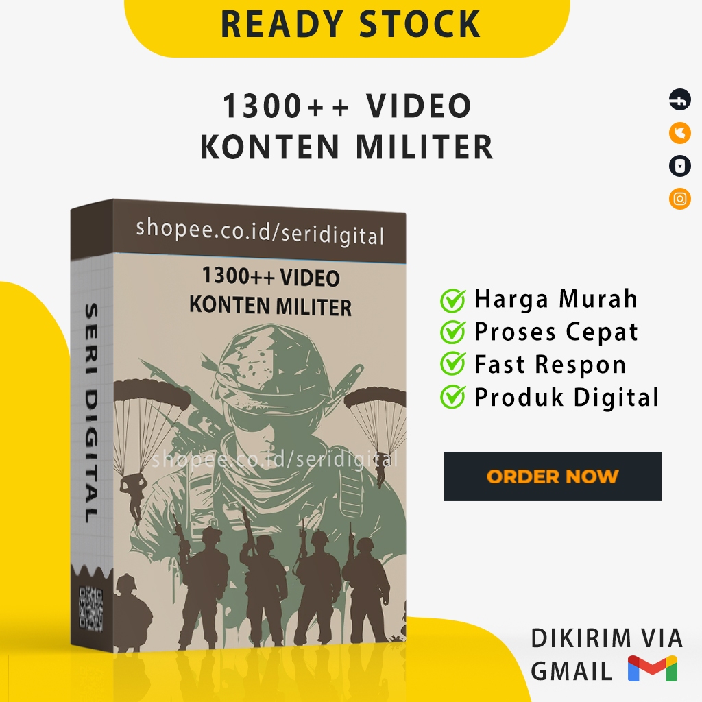 1300++ VIDEO KONTEN MILITER - Video Konten Viral Siap Upload