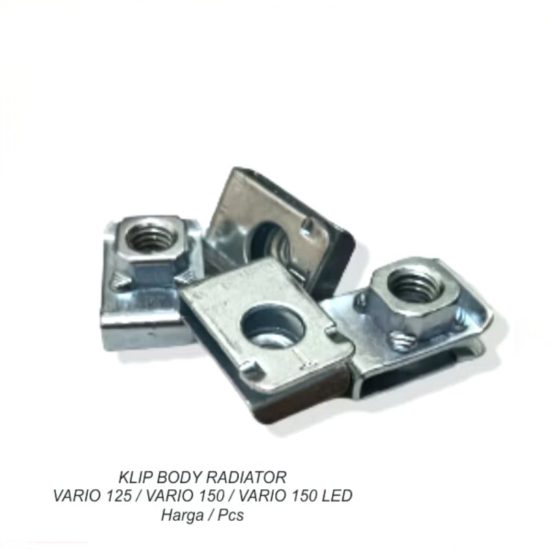 KLIP BODY RADIATOR VARIO 125 VARIO 150 VARIO 150 LED / KLIP SPAKBOR M6 DRAT BAUT 10 ORIGINAL KUALITA