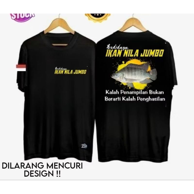 KAOS BUDIDAYA IKAN NILA JUMBO