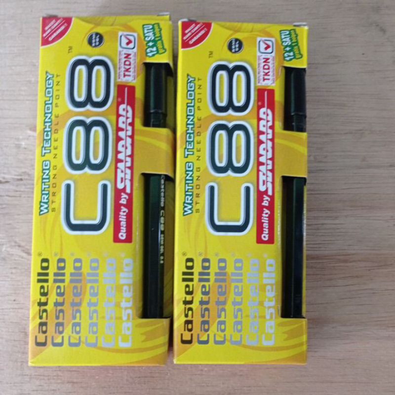 

Bolpen Castello C88 Warna Hitam