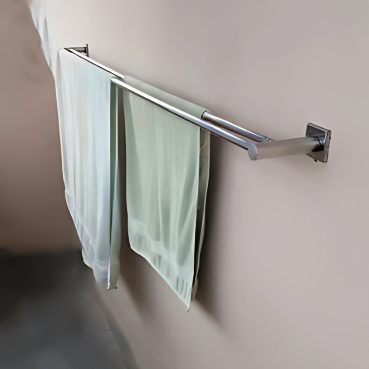 Gantungan Rak Handuk Stainless Serbaguna Anti Karat Pasang di Dinding Keramik Towel Hanger Awet