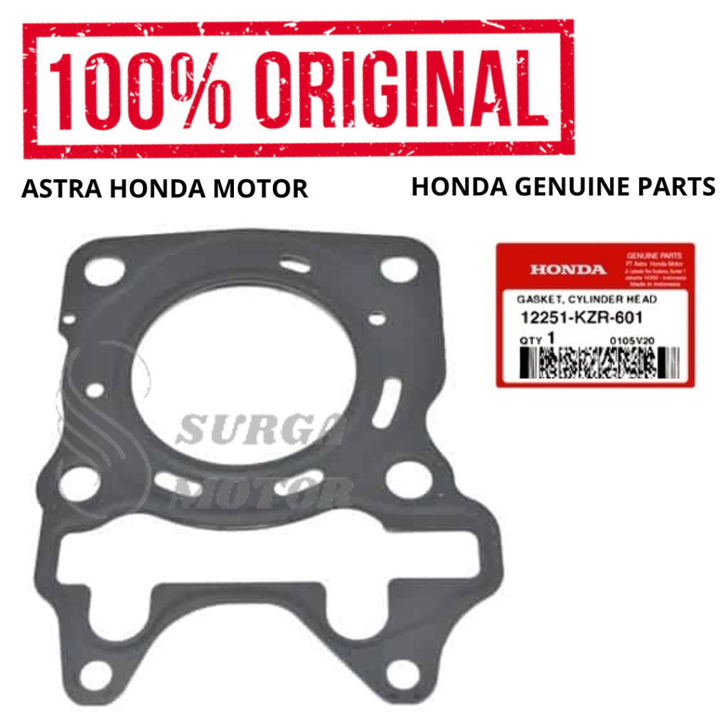 Paking Mesin Perpak Kop Vario 125 Original Honda AHM 12251-KZR-601 Gasket Cylinder Head Vario125 K60