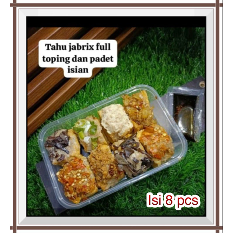 

Tahu Jabrik Full Isian dan Toping / Jabrix 8 pcs by Yuk Ning Group