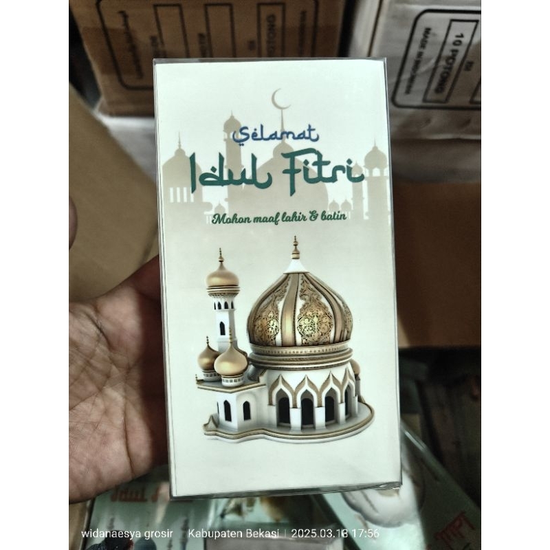 

Amplop lebaran besar uang tanpa dilipat UK 8cm*16cm isi 50pc