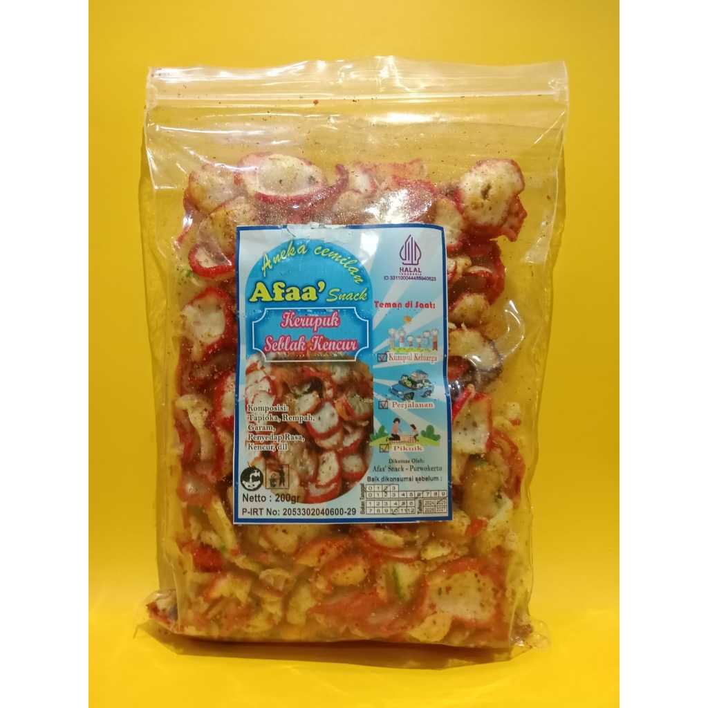 

AFAA KERUPUK JABLAY KENCUR 200GR