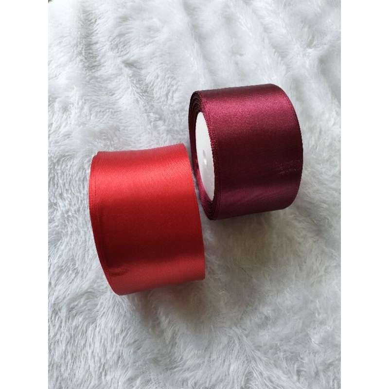 

Pita Satin Roll Merah dan Maroon 1" 2" 2.5cm 5cm