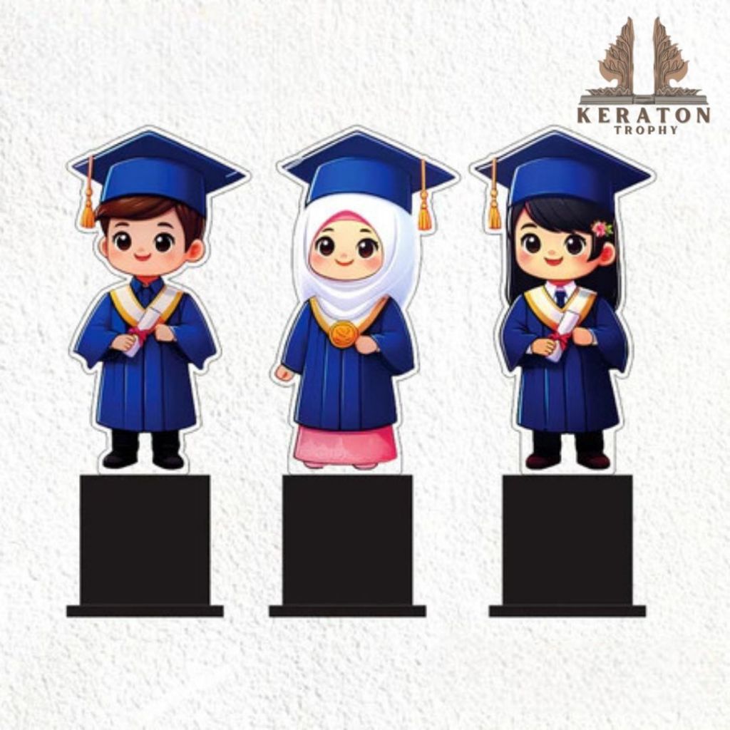 Piala Wisuda Anak Custom Piala Pelepasan Siswa Piala Kelulusan Sekolah
