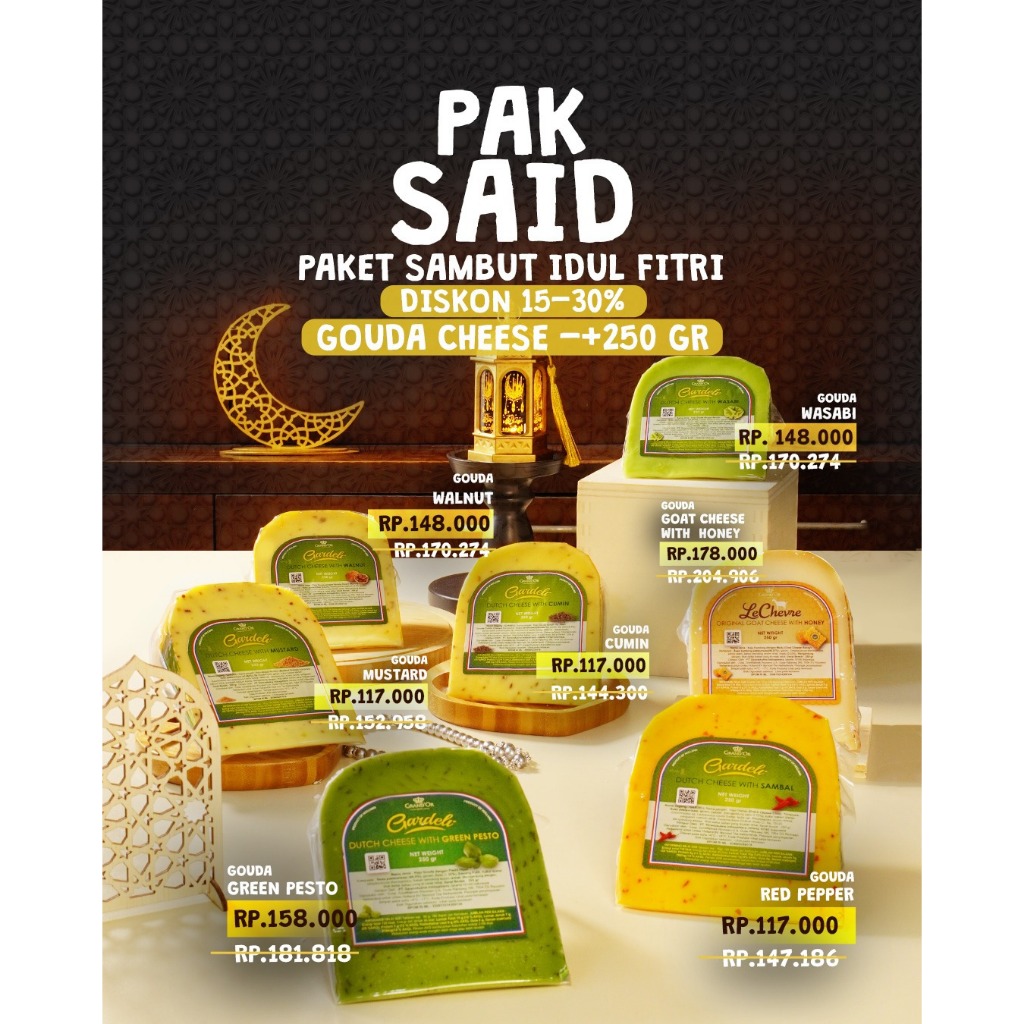 

PROMO LEBARAN KEJU GOUDA