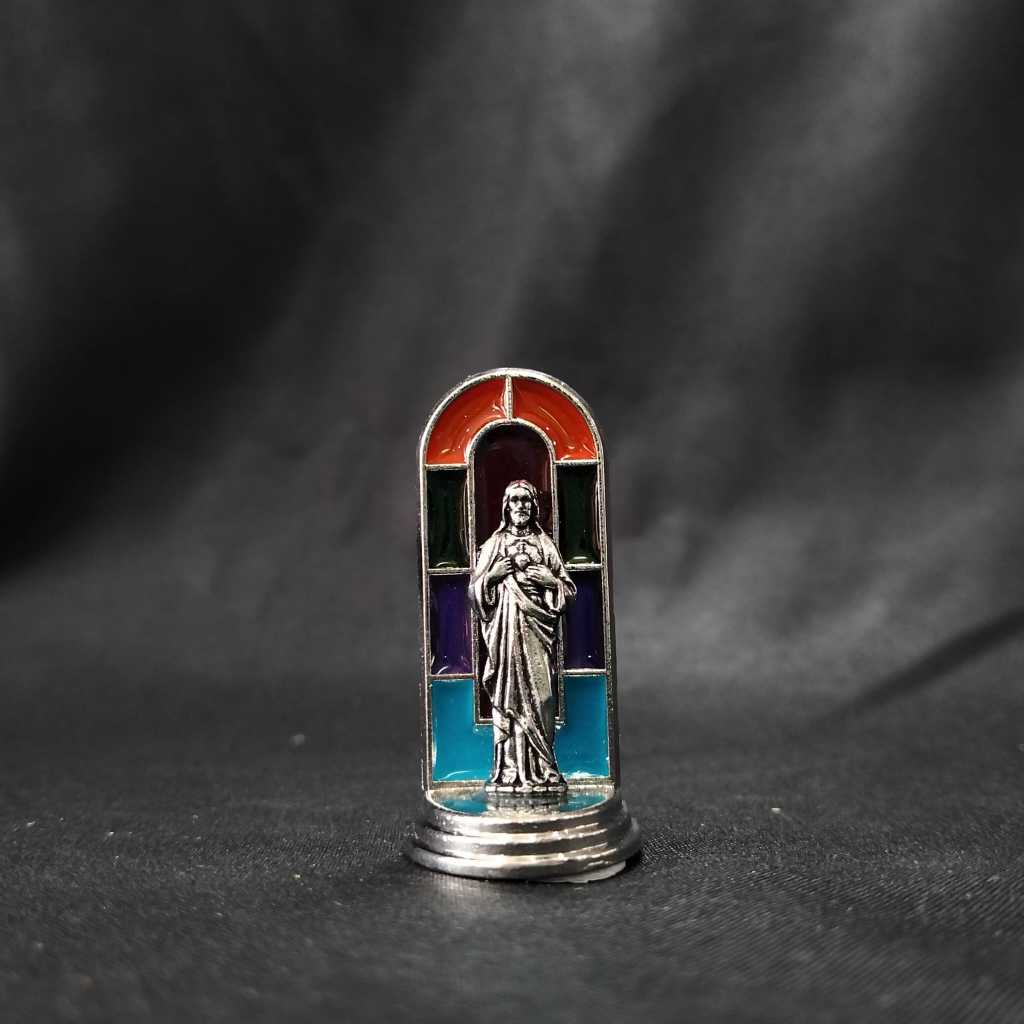 NARWASTU - Hiasan Patung Yesus dan Bunda maria Mobil Dashbord - VLT068