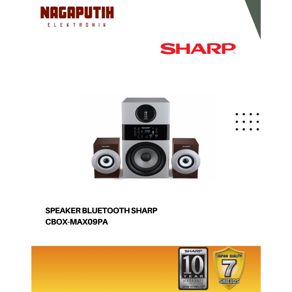 SHARP SPEAKER CBOX-MAX09PA GARANSI RESMI