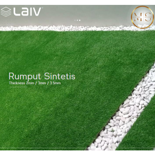 Karpet rumput sintetis LAIV - harga perMeter