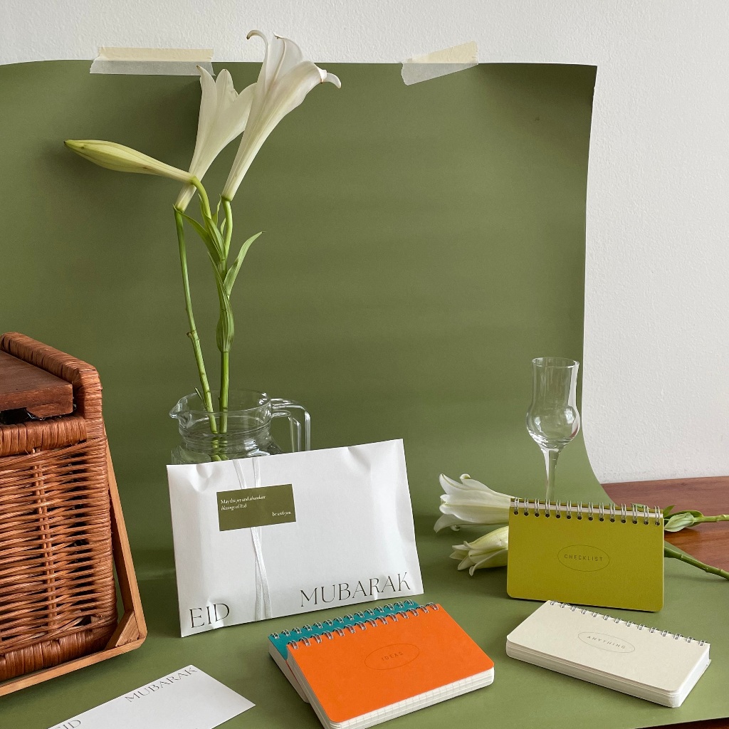 

KAMILA SET - Eid Hampers 2025 by Keartas Studio (Ring Notepad - Weekly/Checklist/Ideas/Anything)
