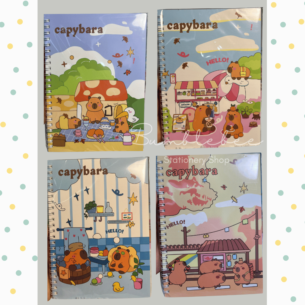 

Buku Tulis / Notebook Spiral A5 Capybara 40 Lembar