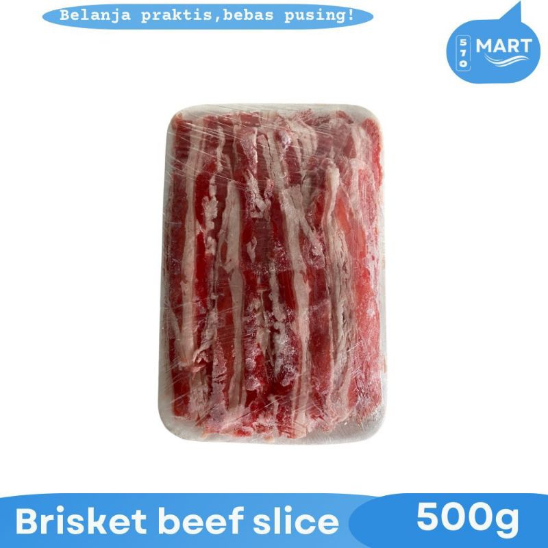 

Brisket Beef Slice AUS Daging dada Sapi 500gr