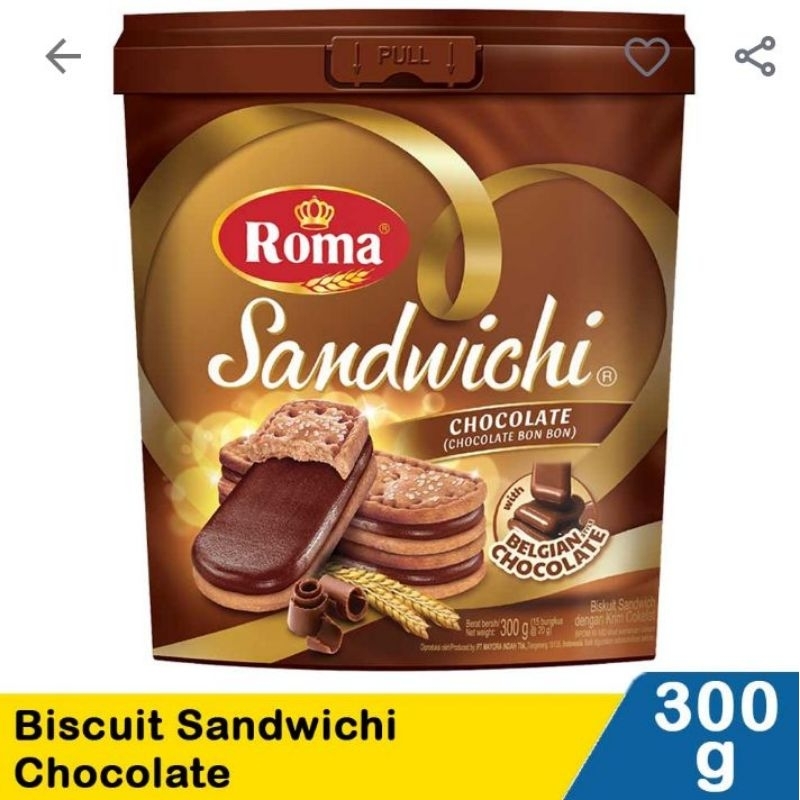 

Roma Biscuit Sandwich Chocolate 300g