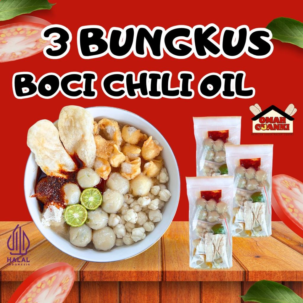

3 BUNGKUS BASO ACI INSTAN CHILI OIL ORIGINAL KUAH KALDU FOOD INSTAN - OMAHCUANKI