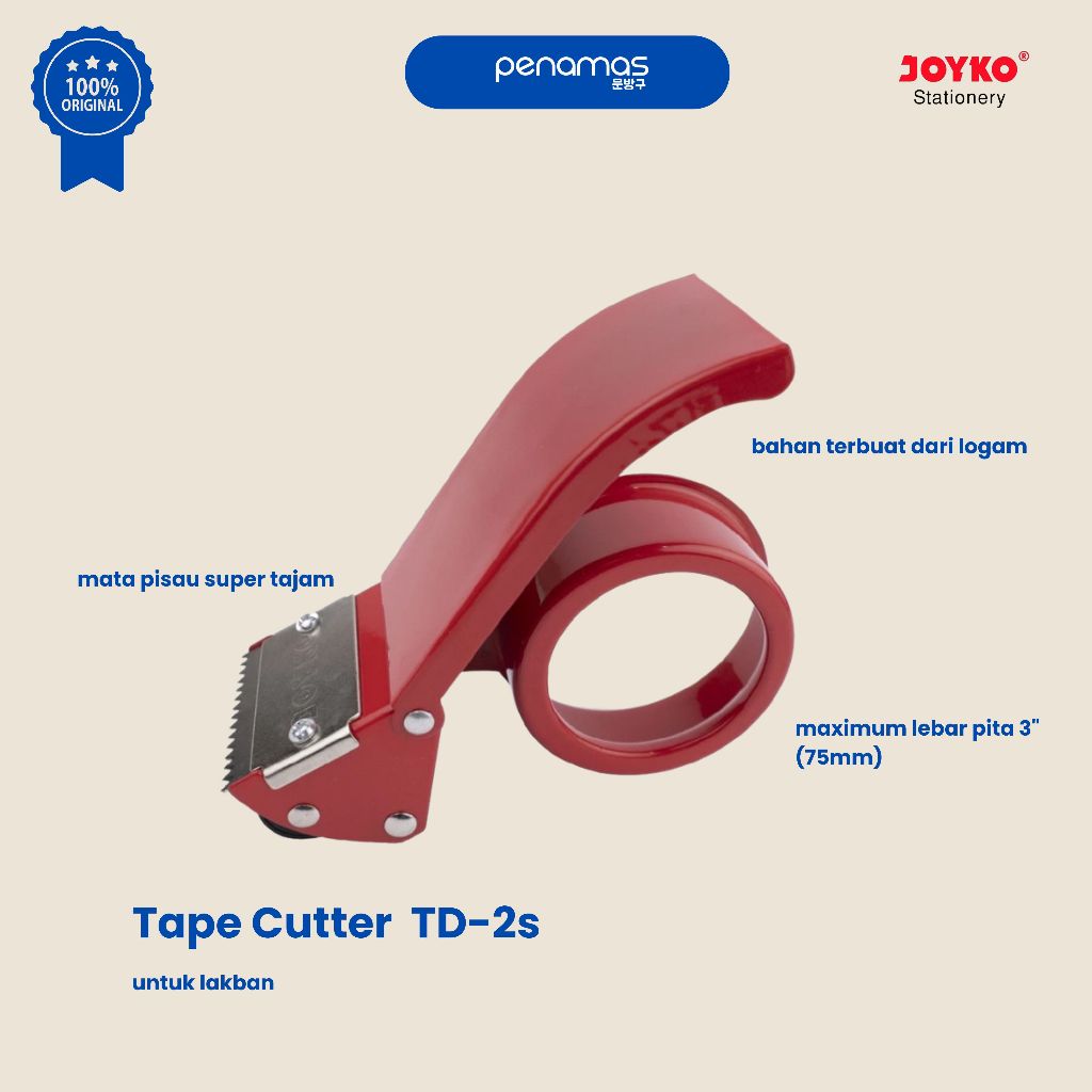 

TAPE CUTTER / TAPE DISPENSER JOYKO TD-2S / PCS