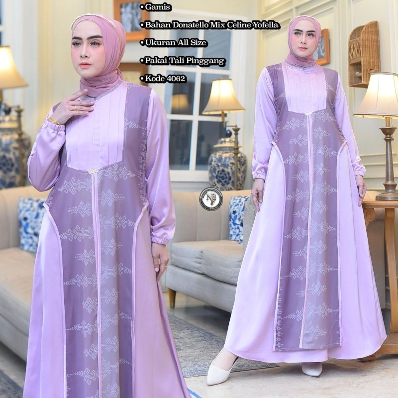 Okta Fashion - N.B.F Gamis - Gamis Wanita