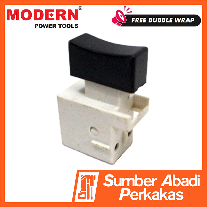 Switch Saklar Bor untuk Modern JIZ-10 (10mm) Putih / Saklar Modern JIZ 10 untuk Mesin Bor / Switch B