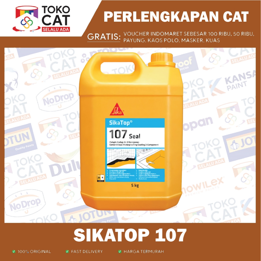 Cairan Sika Top 107 Seal Set dua komponen plus semen