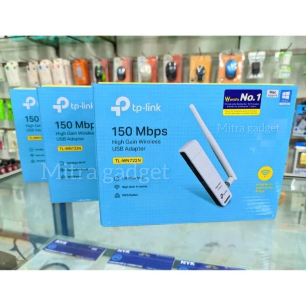 TP-Link Wifi Antena TL-WN722N Wireless USB ORI TPLink TP Link 722n