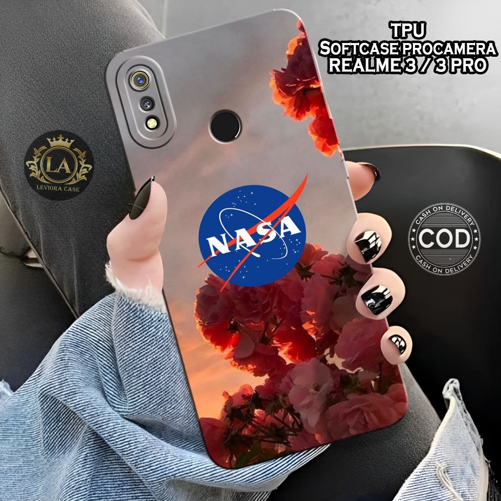 Case REALME 3 / 3i / 3 Pro - Leviora Case - Fashion Case NASA - Softcase  REALME 3 / 3i / 3 Pro - Ca