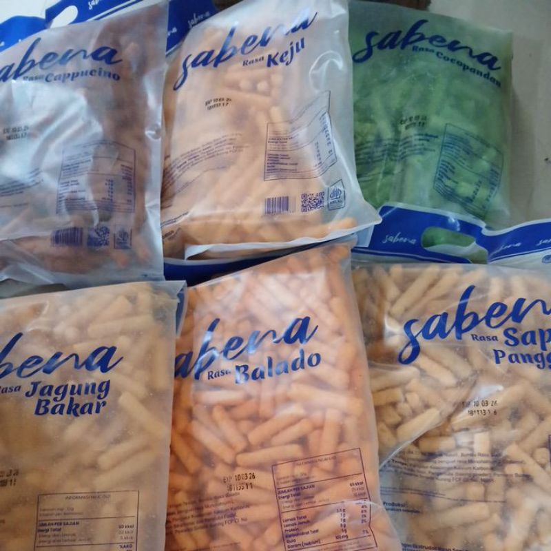 

Extrudats Corn Snacks Sabena