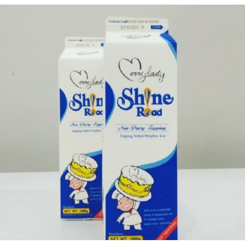 

WHIPPING CREAM SHINE ROAD NON DIARY KEMASAN 1LITER