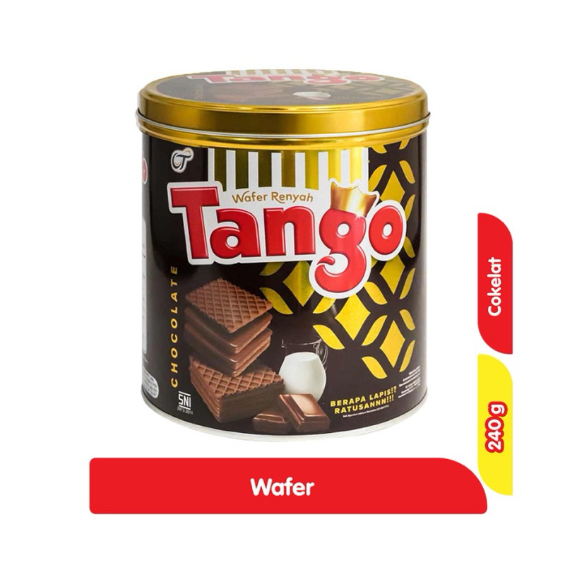 

Tango Wafer Cokelat | Kemasan Kaleng 270 gr