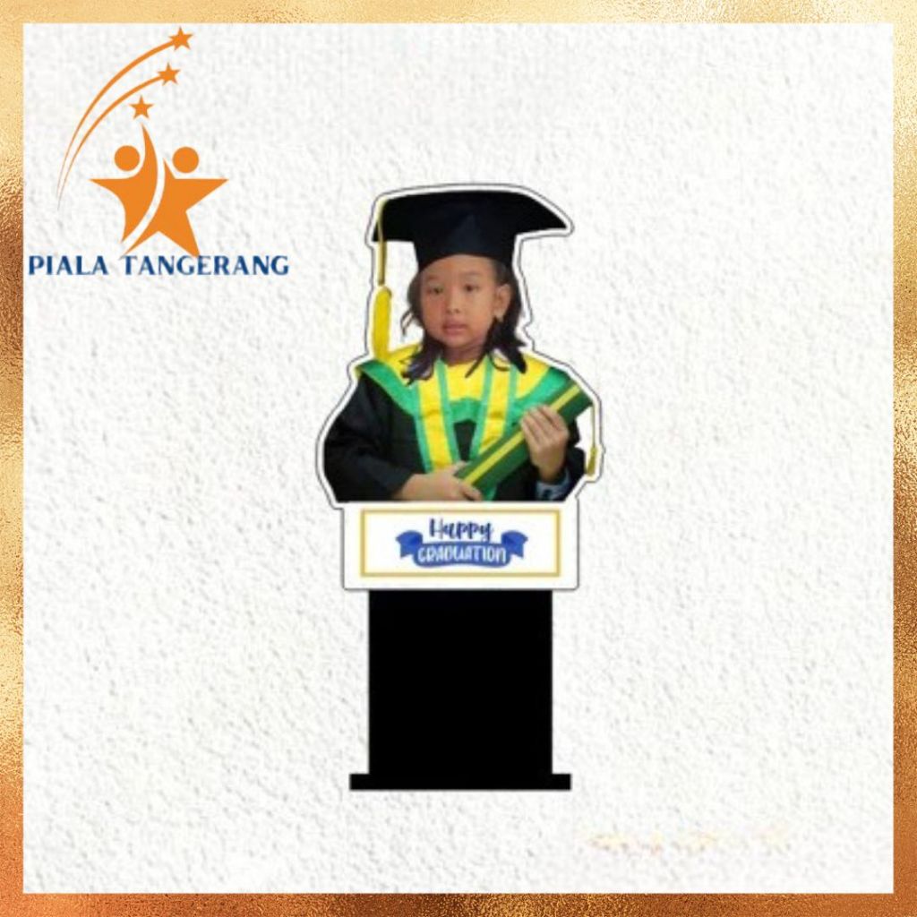 Piala Wisuda Foto Anak Plakat Wisuda Foto Siswa Akrilik Custom