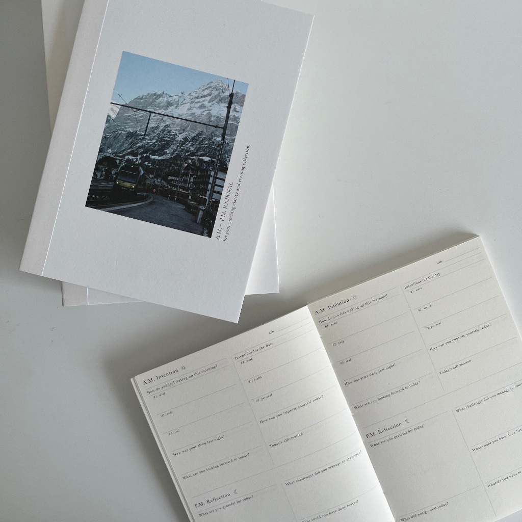 

A.M. P.M. Journal by Keartas Studio | Jurnal/Notebook/Diary/Self-Improvement/Self-Discovery