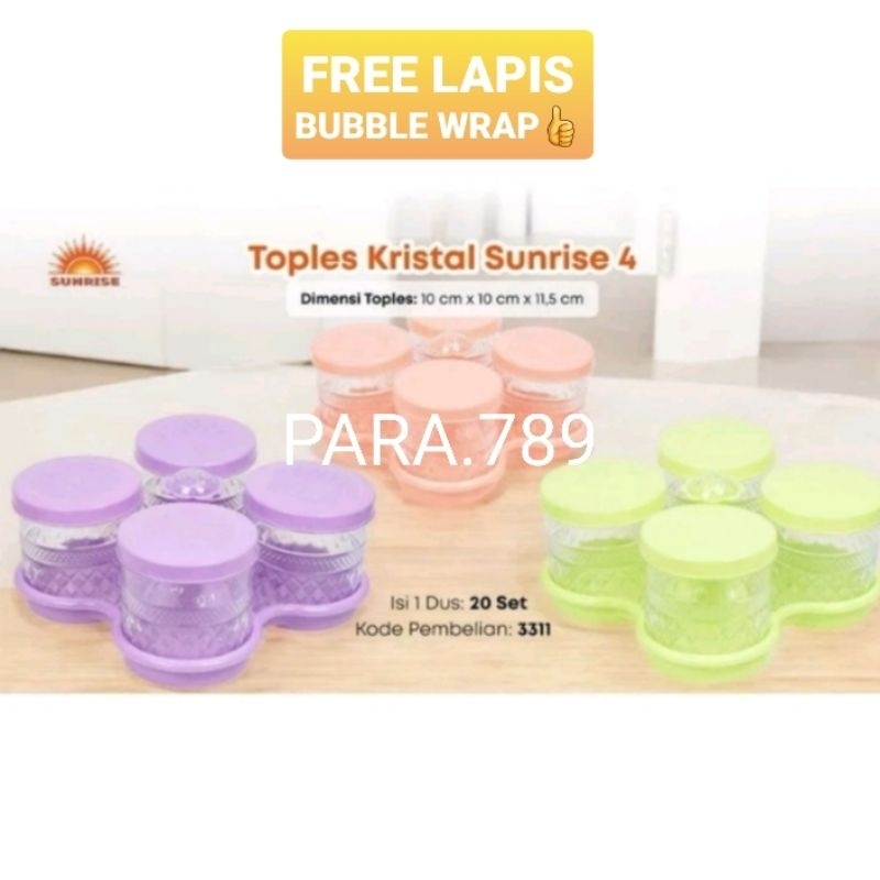 TOPLES KRISTAL 4 + NAMPAN