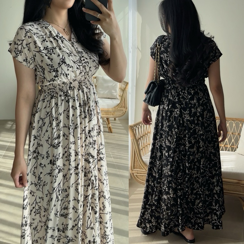 Amariel Belle Dress Daster Nyaman Bumil Busui Friendly
