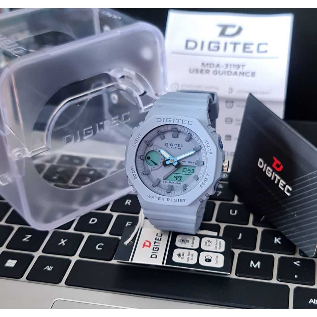 Jam Tangan Digitec Original Dual Time