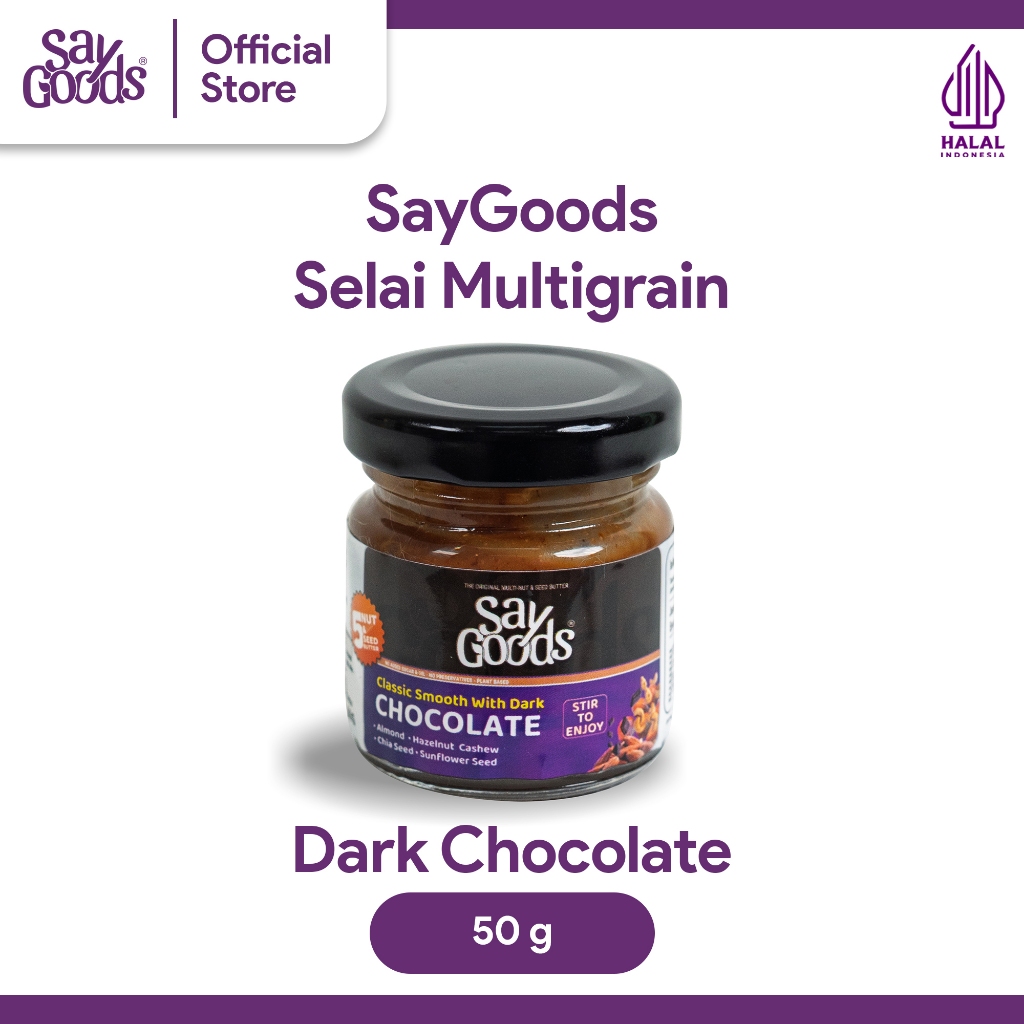 

SayGoods Selai Multigrain - Dark Chocolate - 50 Gr