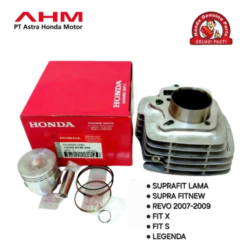 BLOK BLOCK SEHER + PISTON KIT SUPRAFIT REVO 2007-2009 FITNEW FIT X FIT S LEGENDA ORIGINAL AHM