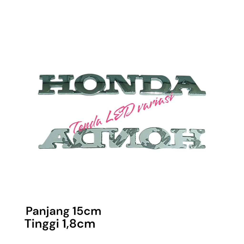 Emblem mobil honda , emblem honda timbul / emblem mobil tulisan honda timbul