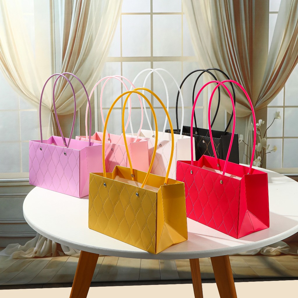 

Flower Packing Paper Bag Gift Box Tas Bouquet Flower Handbag