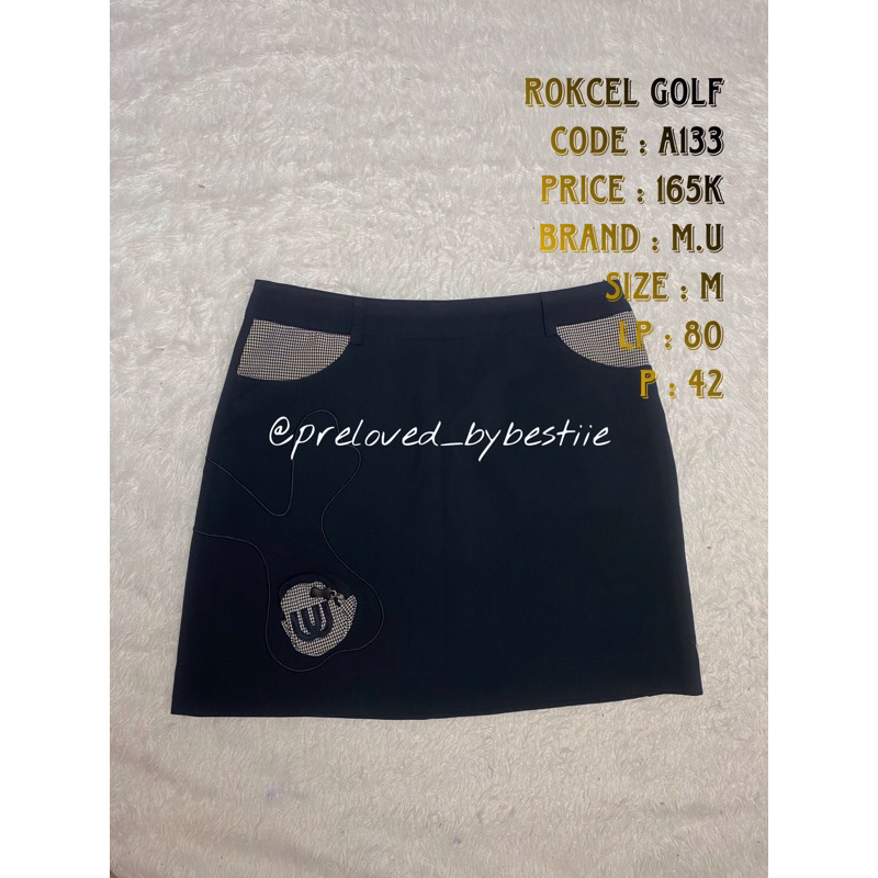 Rok celana golf wanita second ori