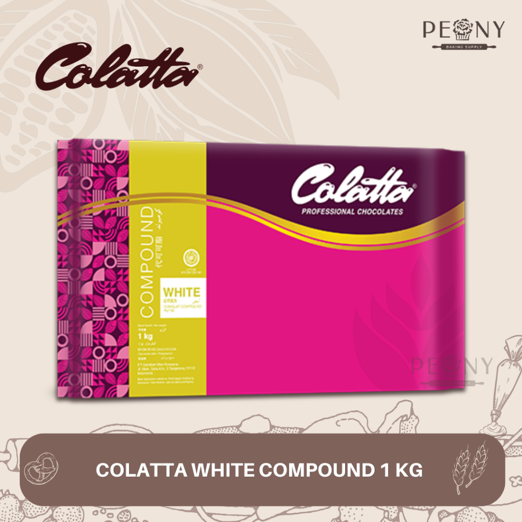 

COLATTA COKLAT COMPOUND WHITE 1 KG| DCC WHITE 1 KG