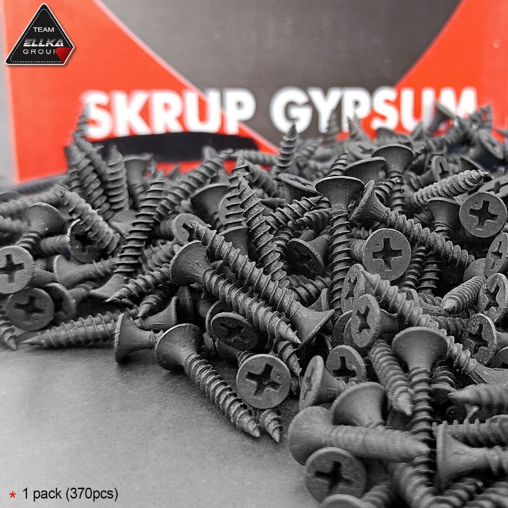 scrup gypsum 6X1  1 kotak 500 gr scrup driwall 500 gr scrup gypsum hitam