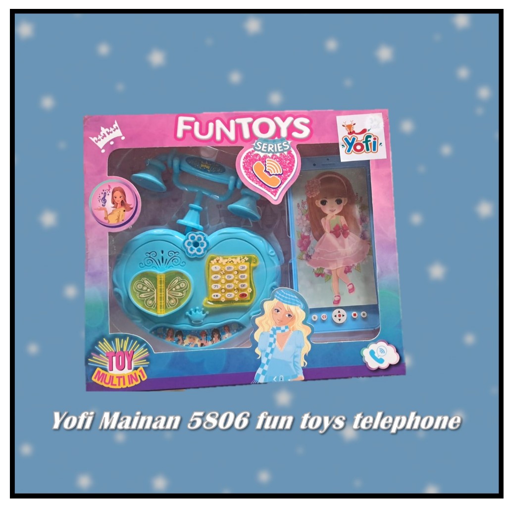 Yofi Mainan 5806 fun toys telephone