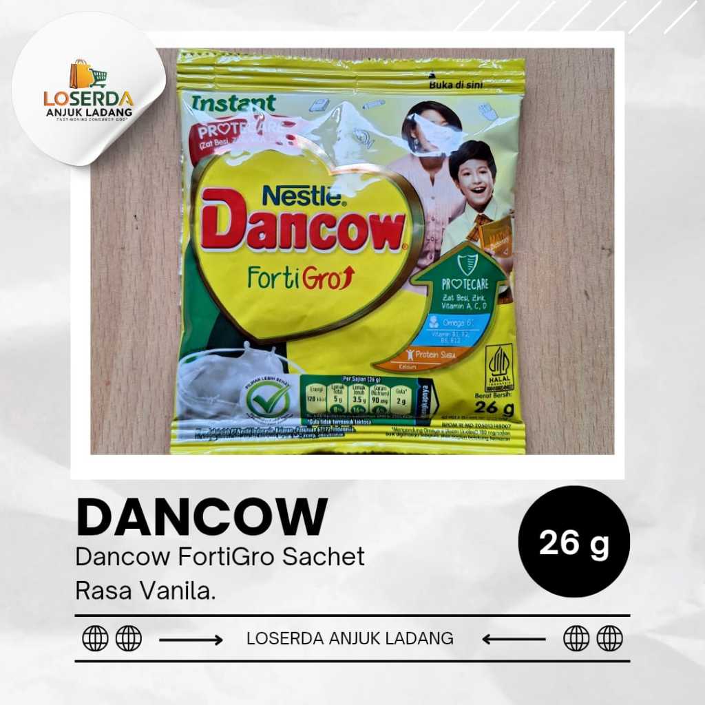 

1 Sachet Dancow Fortigro Rasa Vanila | expired Feb 2026